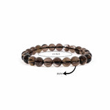 Smoky Quartz Bracelet – 8MM Clear the Toxicity