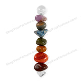 Seven Chakra Tumbled Healing Wand