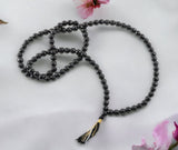 Black Obsidian Mala 8MM – Clear Negative Energy