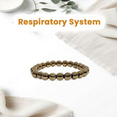 Golden Pyrite Bracelet – 8MM Respiratory System