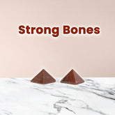Red Jasper Pyramid | Strong Bones (Set of 2)