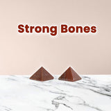 Red Jasper Pyramid | Strong Bones (Set of 2)