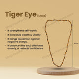 Yellow Tiger Eye Mala 8MM- Enhances the Psychic Abilities