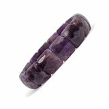 Amethyst Flat Bead Bracelet – 8MM Tranquility and Peace