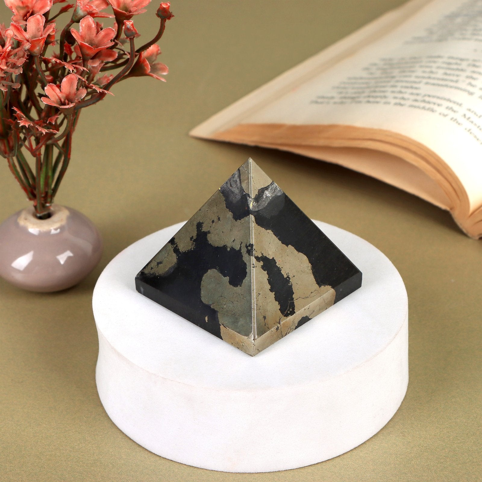 Pyrite Pyramid | Money Magnet – 50mm