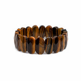 Yellow Tigereye Flat Bead Bracelet – 8MM Enhances the Psychic Abilities