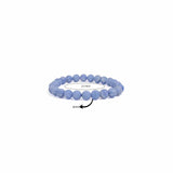 Blue Lace Agate Bracelet – 8MM Helpful In Anxiety