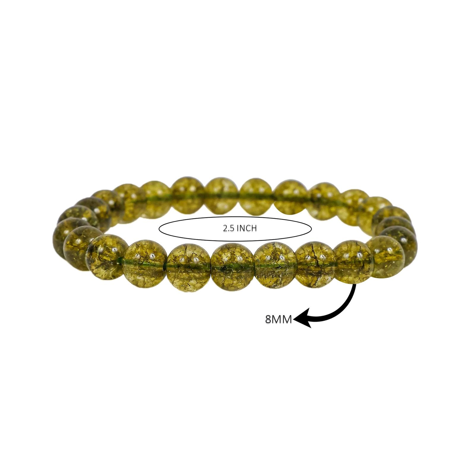 Peridot Bracelet - 8MM Clean Up Rashes
