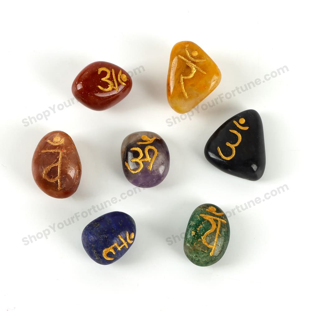 Seven Chakra Tumbles (Set of 2) Emotinal Healing (For Child)