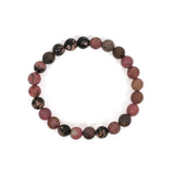 Rhodonite Bracelet – 8MM Helps in a Broken Heart