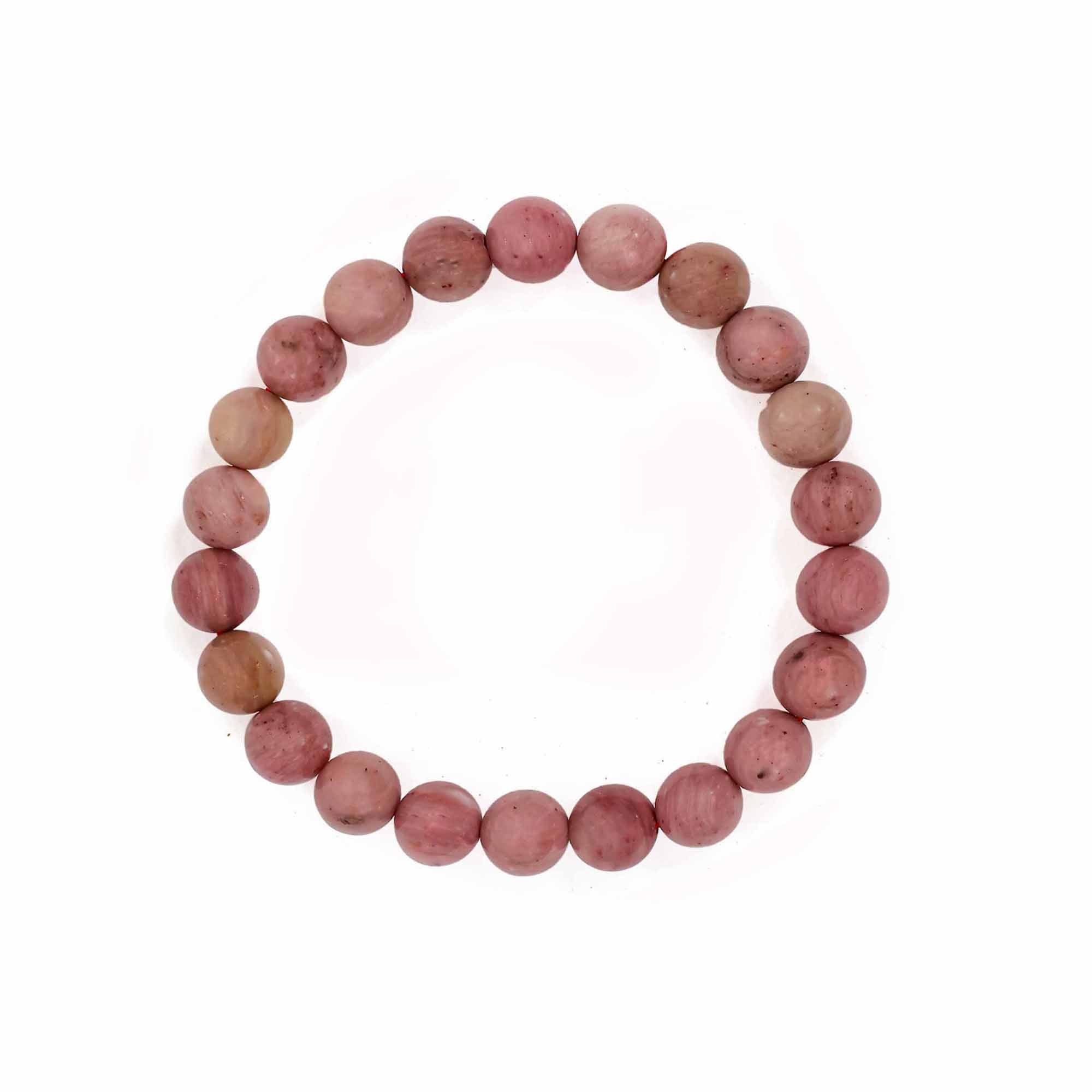 Rhodochrosite Bracelet – 8MM Release Past Traumas
