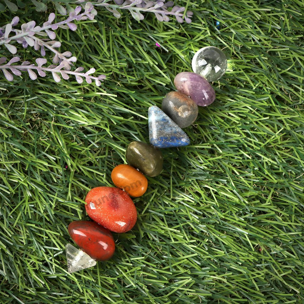 Seven Chakra Tumbled Healing Wand