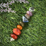 Seven Chakra Tumbled Healing Wand