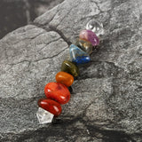 Seven Chakra Tumbled Healing Wand