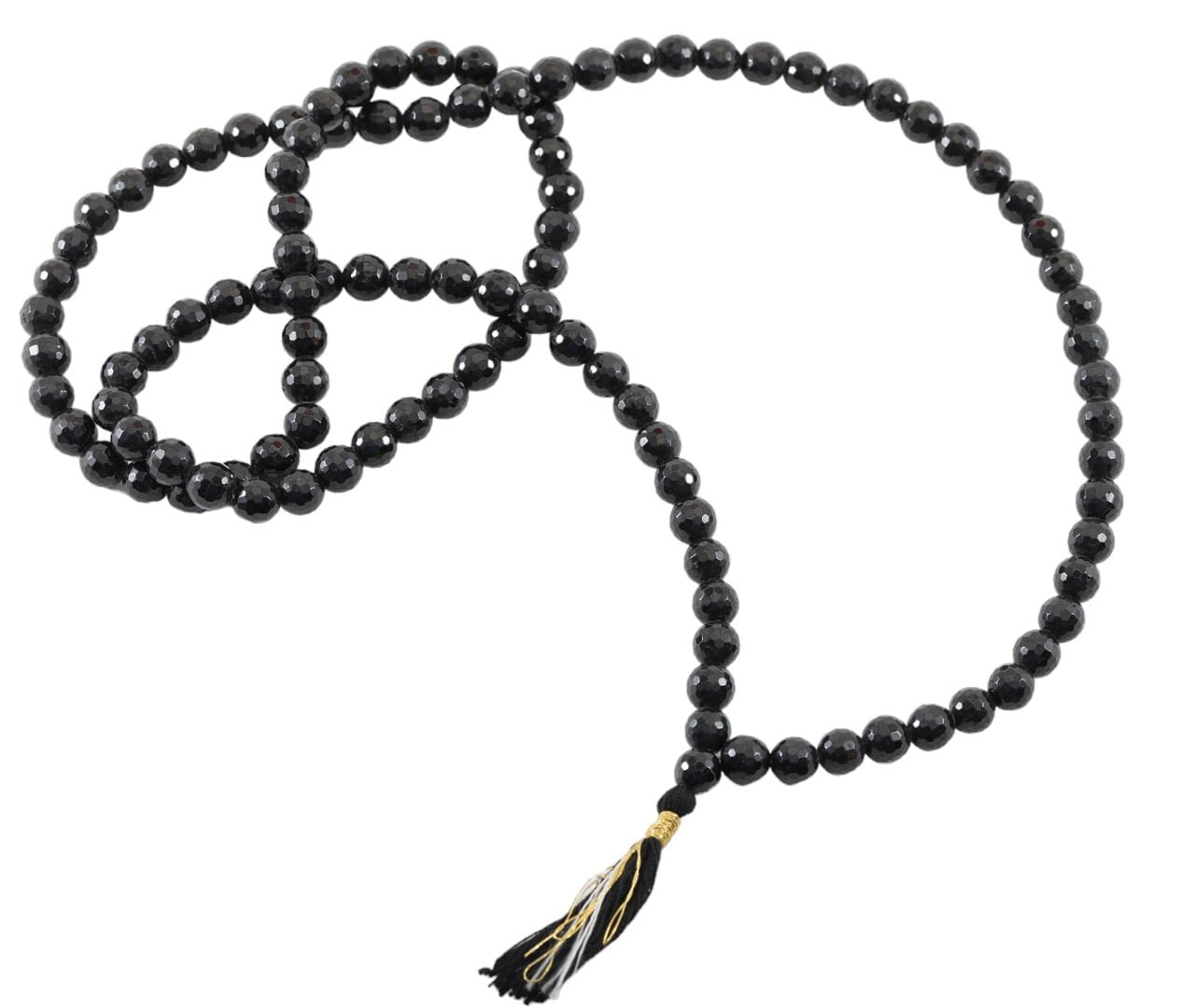 Black Obsidian Mala 8MM – Clear Negative Energy