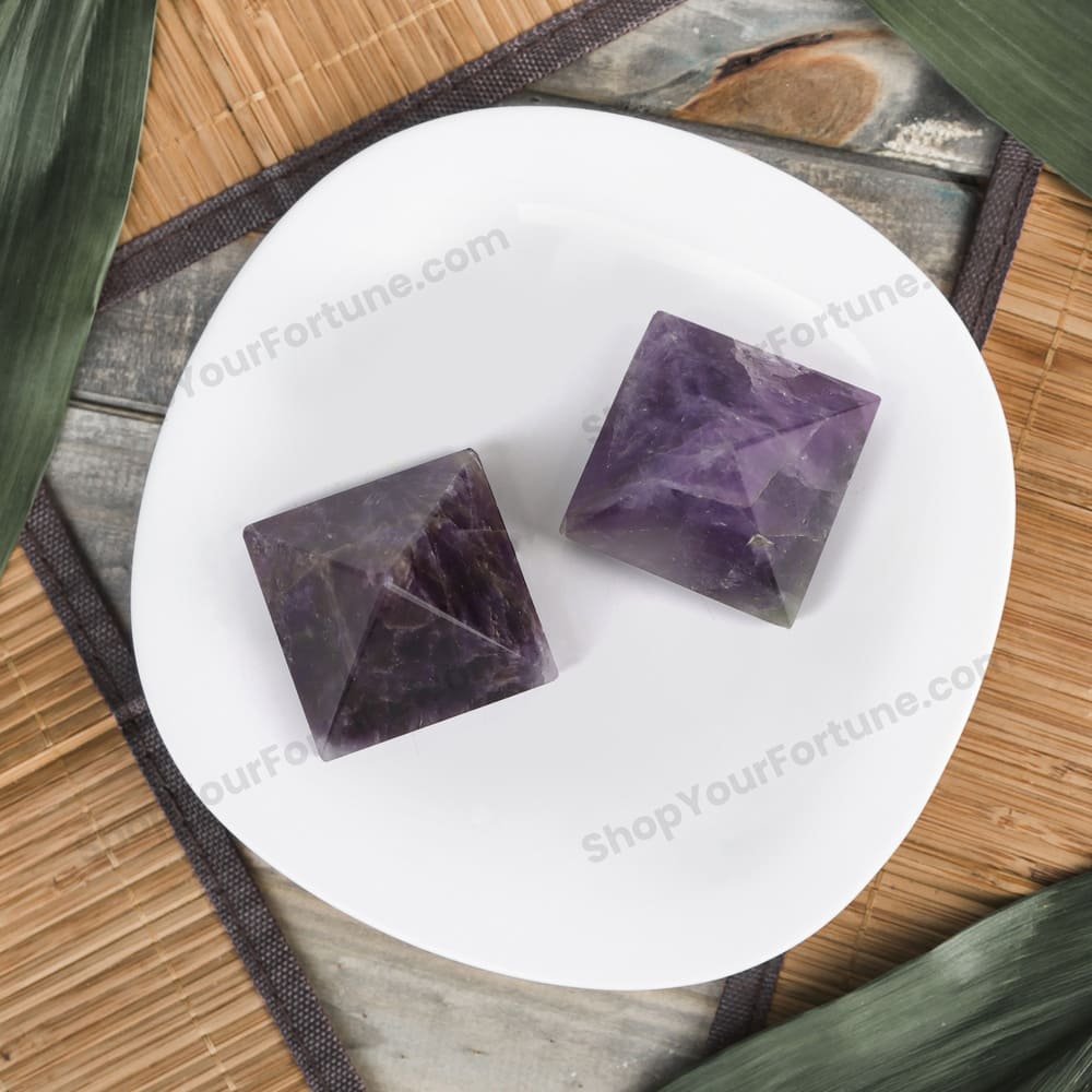 Amethyst Pyramid | Tranquility and Peace – 40mm