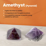 Amethyst Pyramid | Tranquility and Peace (Set of 2)