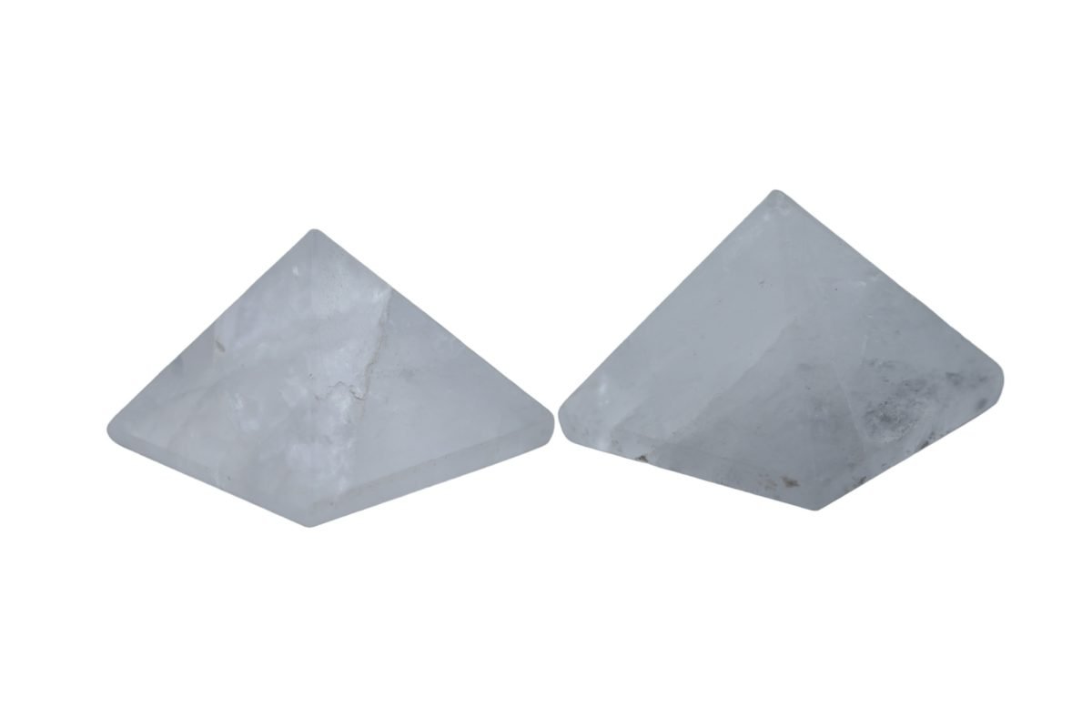 Clear Quartz Pyramid | Disappear Blockages- 40mm