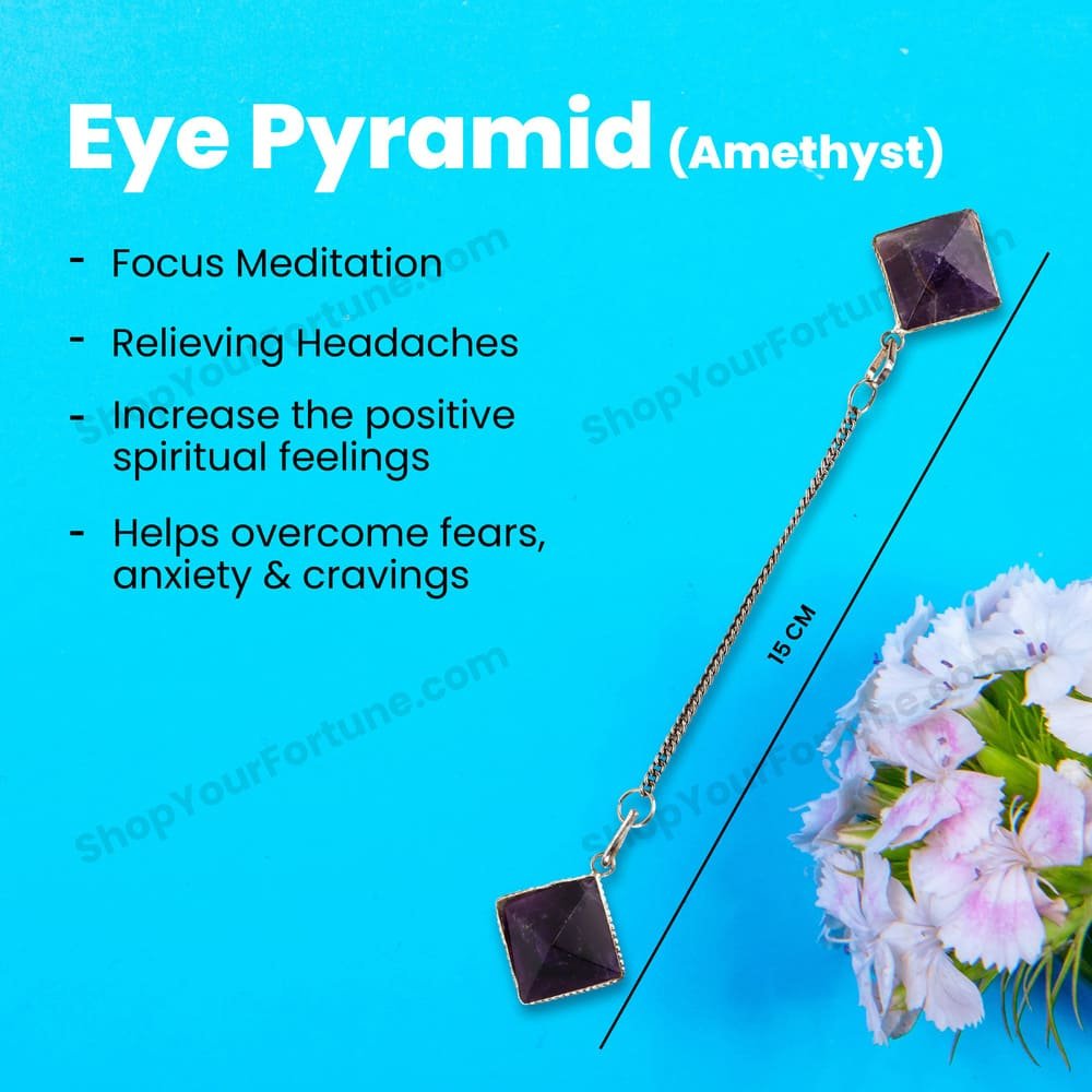 Amethyst Eye Pyramid | Tranquility and Peace