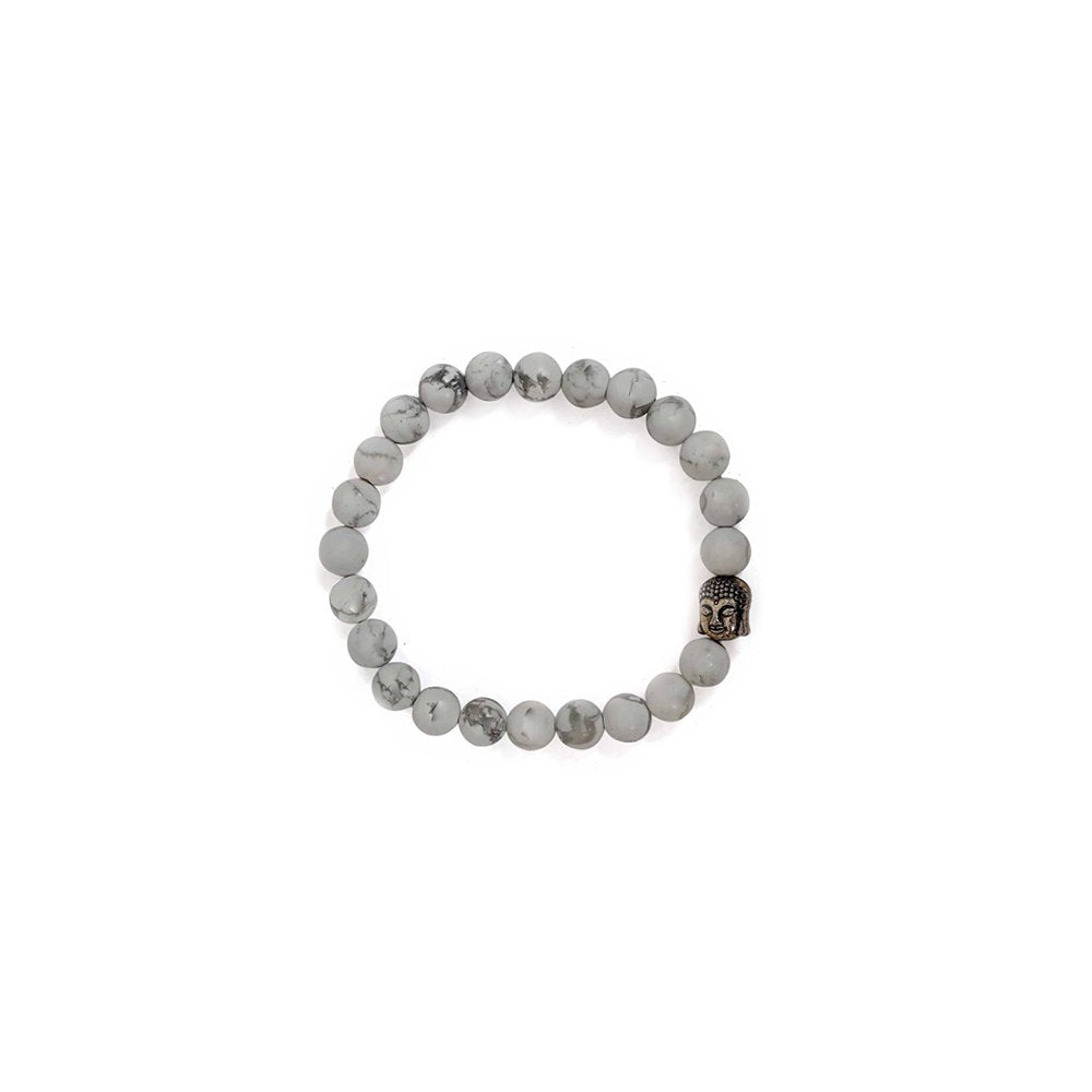 Hawlite Bracelet - 8MM Balance Calcium Level