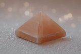 Orange Selenite Pyramid | For Removing Kidney or Gall Bladder Stones - 50mm