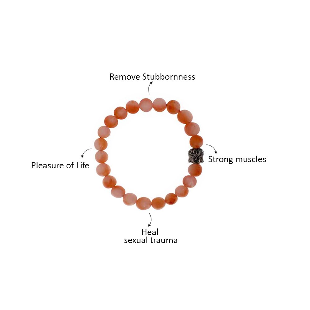Orange Aventurine Bracelet – 8MM Remove Stubbornness