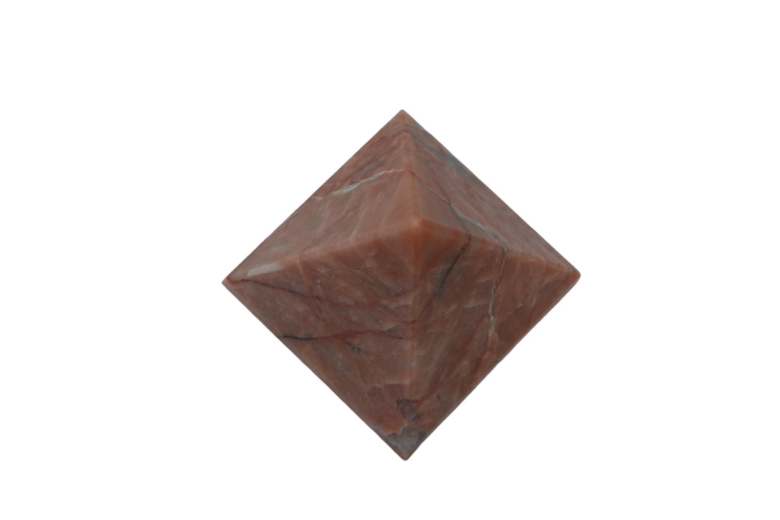 Peach Moonstone pyramid | Support During Difficult Times – 50mm