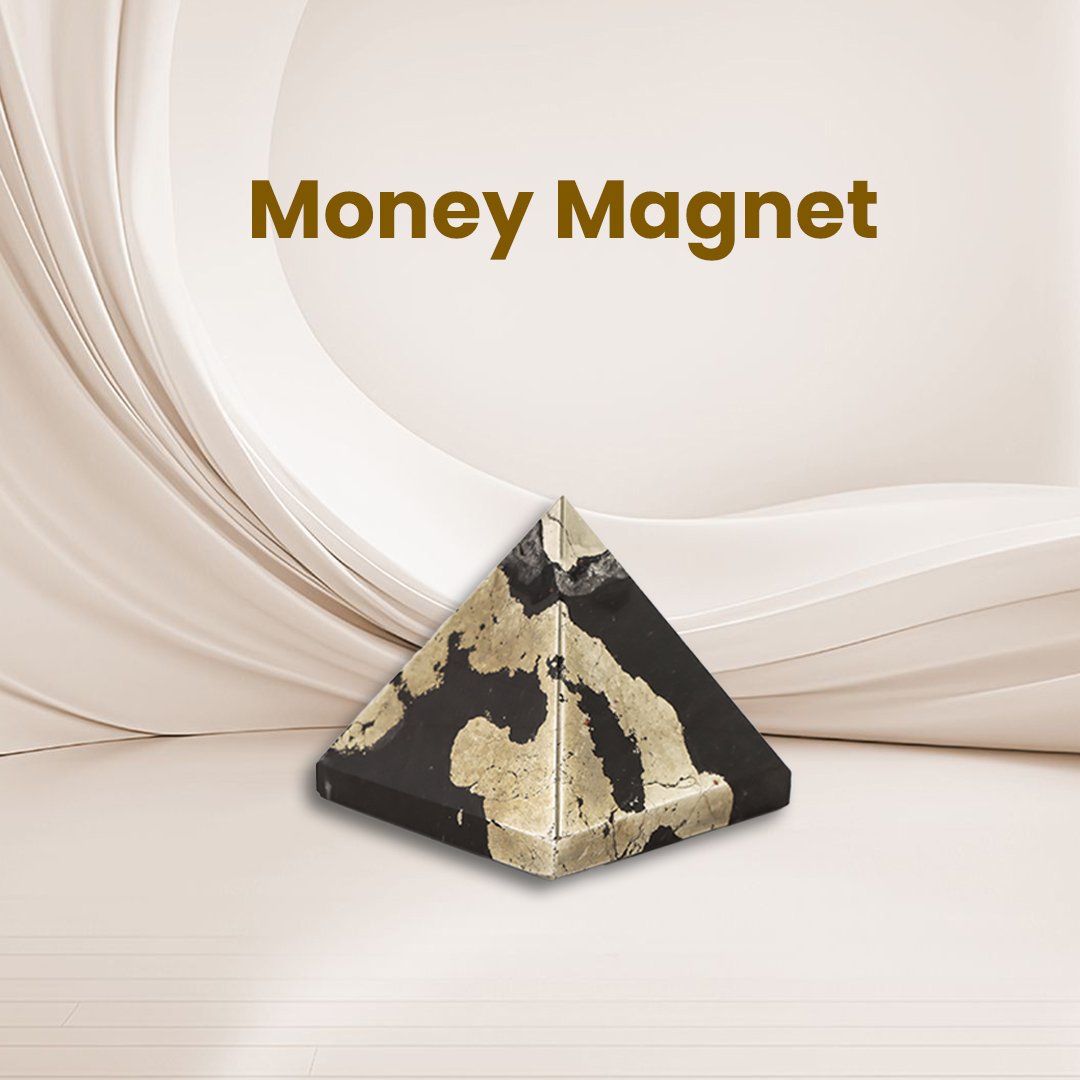 Pyrite Pyramid | Money Magnet – 50mm