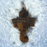 Yellow Tiger Eye Ganpati Pendant- Enhances the Psychic Abilities